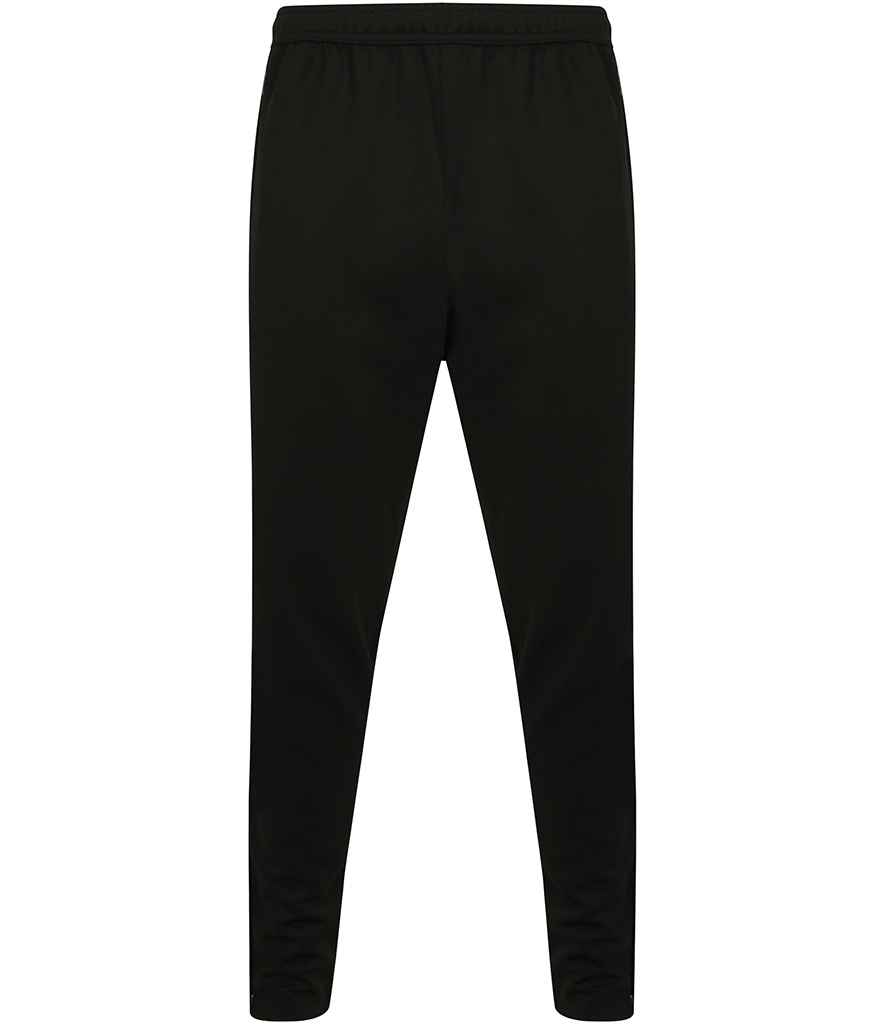 Finden + Hales Knitted Tracksuit Pants - Black/Gunmetal