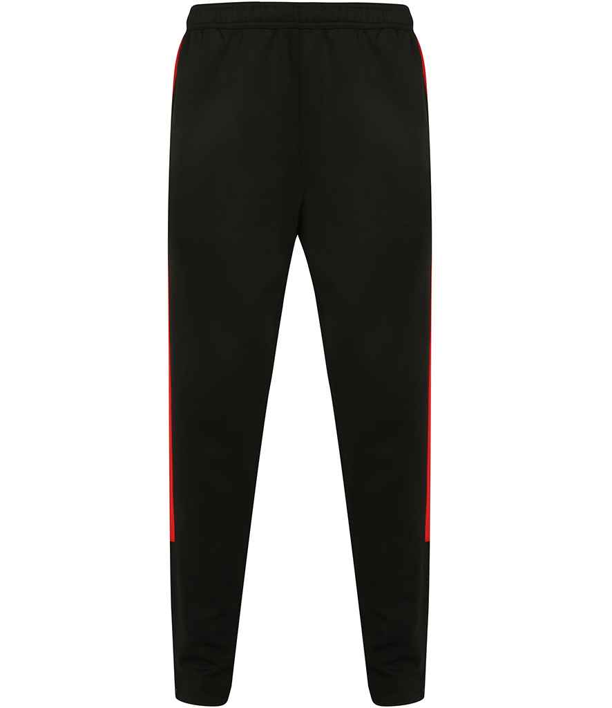 Finden + Hales Knitted Tracksuit Pants - Black/Red