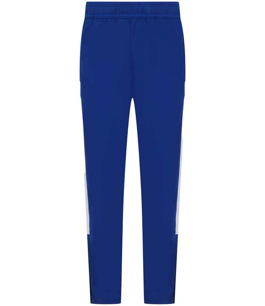 Finden + Hales Knitted Tracksuit Pants - Royal Blue/White
