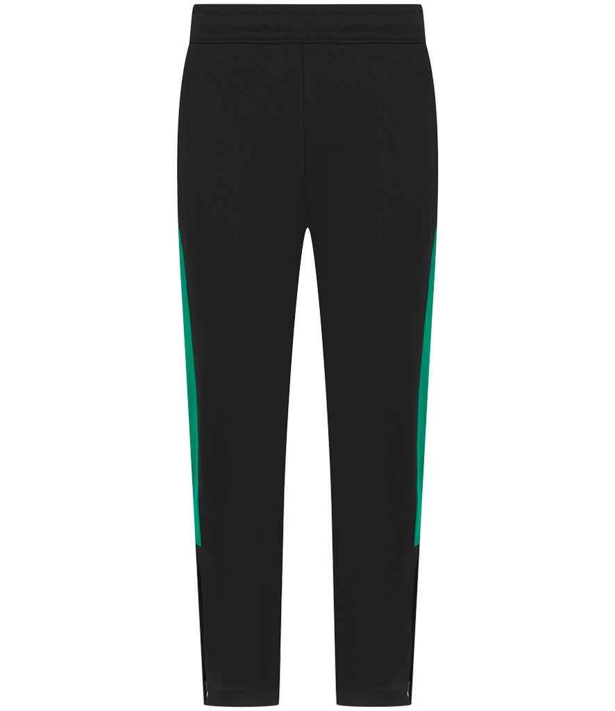Finden + Hales Kids Knitted Tracksuit Pants - Black/Emerald