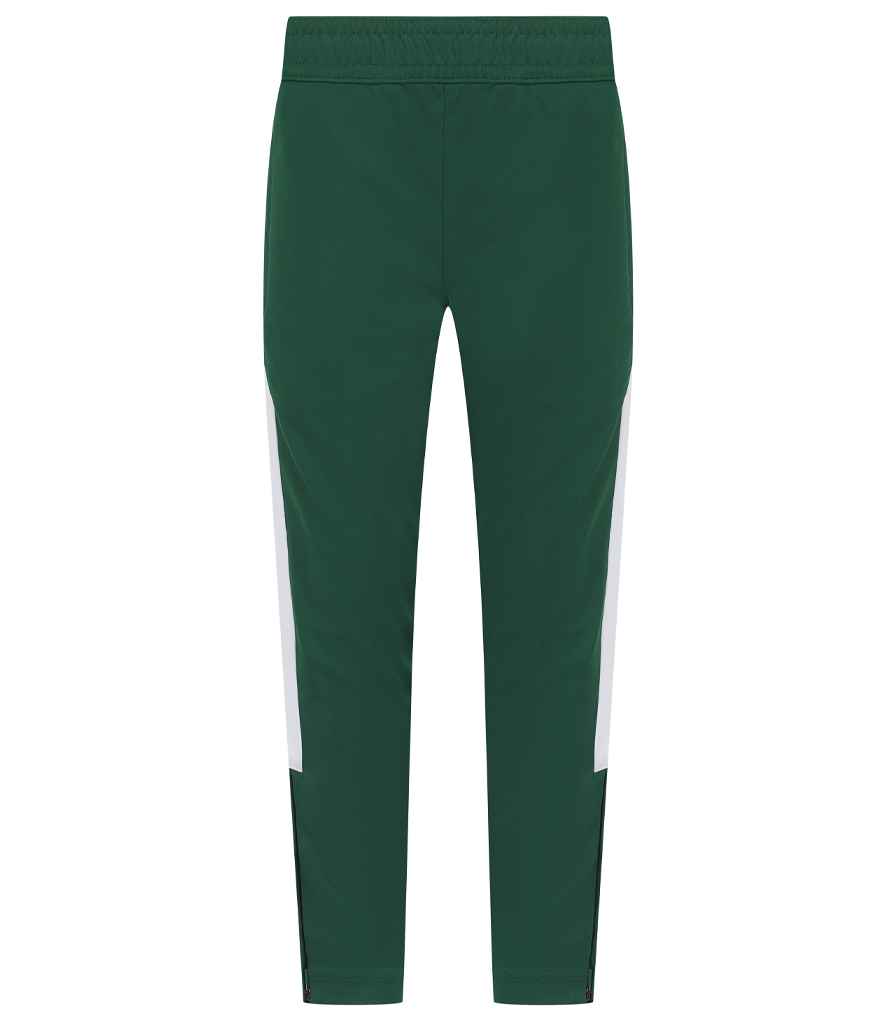Finden + Hales Kids Knitted Tracksuit Pants - Bottle Green/White