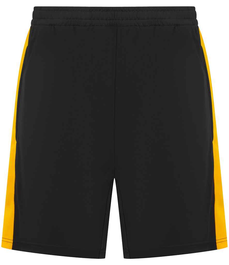 Finden + Hales Kids Knitted Shorts - Black/Gold