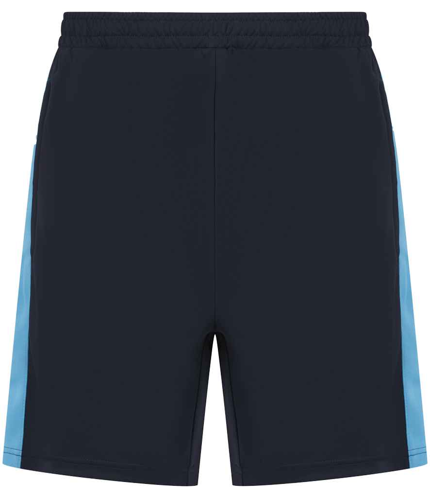 Finden + Hales Kids Knitted Shorts - Navy/Sky blue