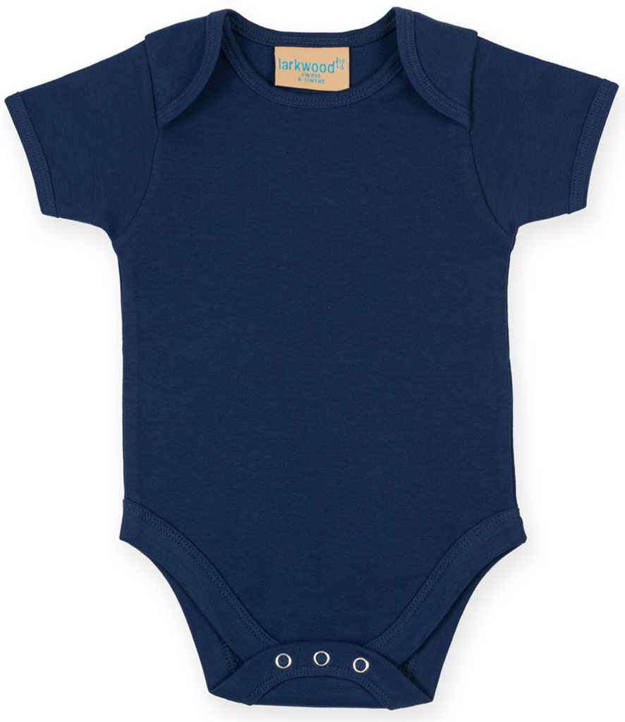 Larkwood Short Sleeve Baby Bodysuit - Navy