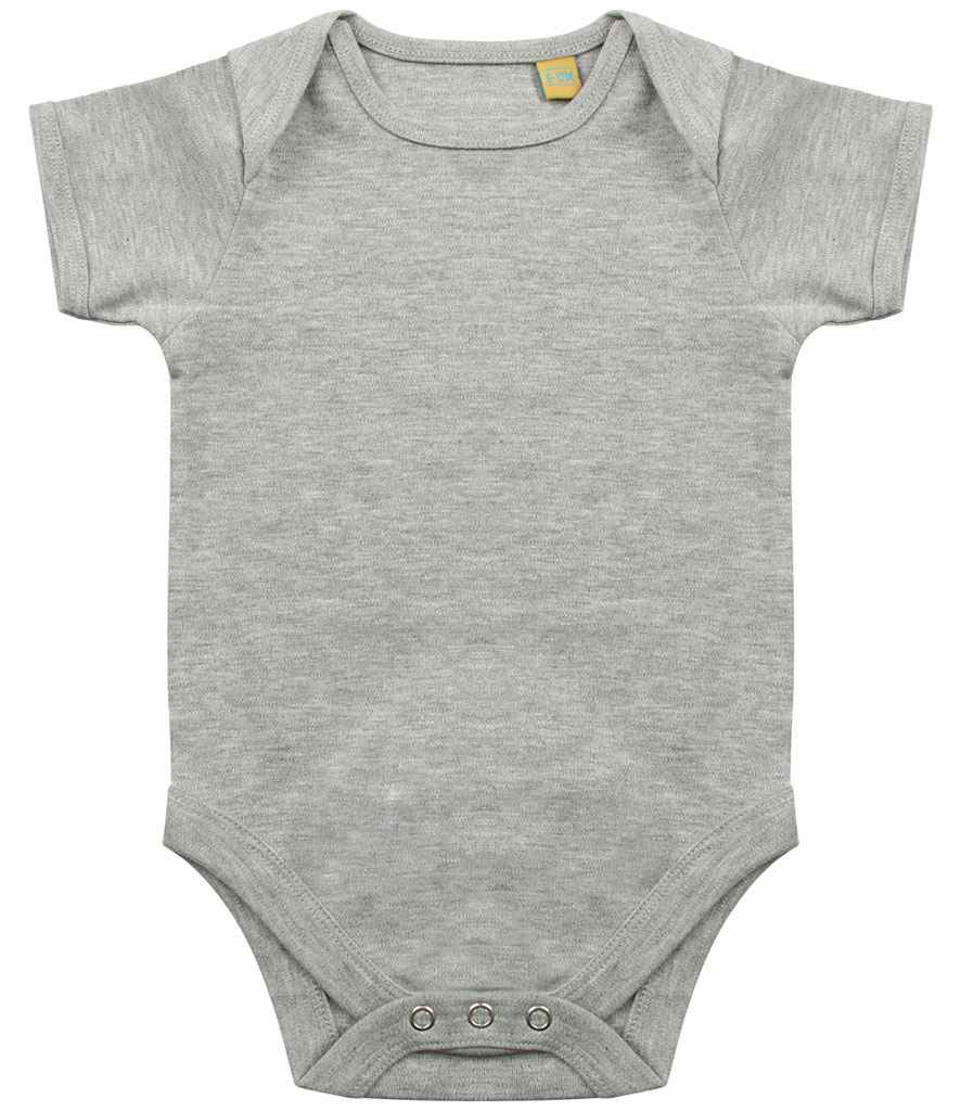Larkwood Short Sleeve Baby Bodysuit - Heather Grey