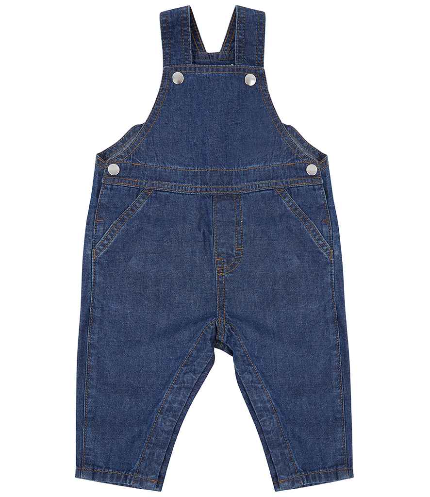Larkwood Kids Denim Dungarees - Blue Denim