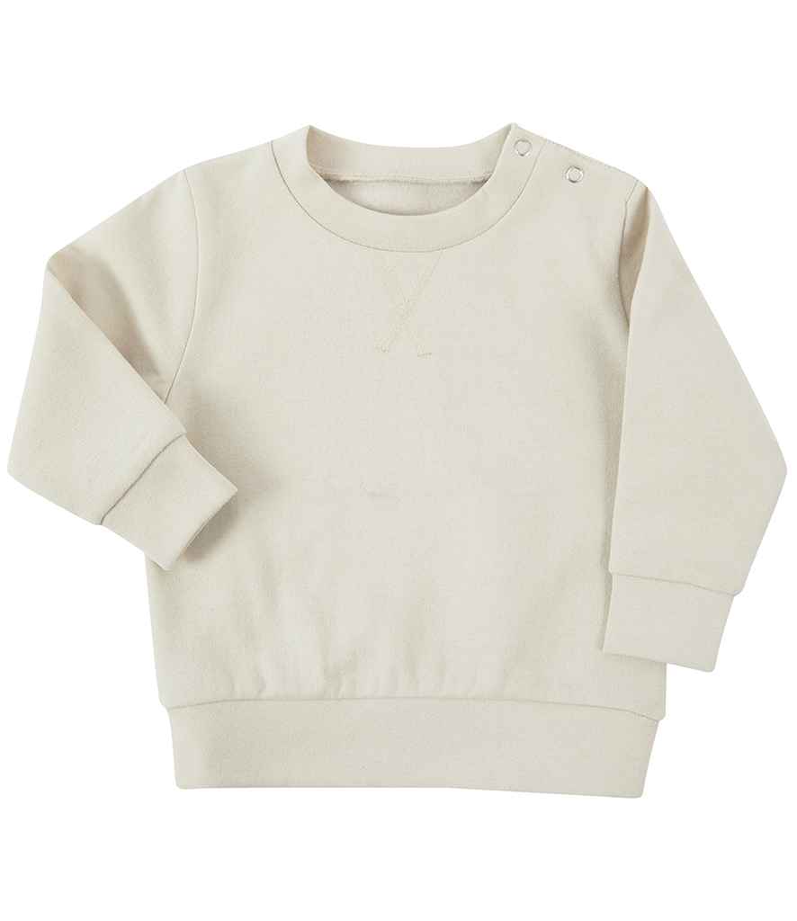 Larkwood Kids Sustainable Sweatshirt - Light Stone