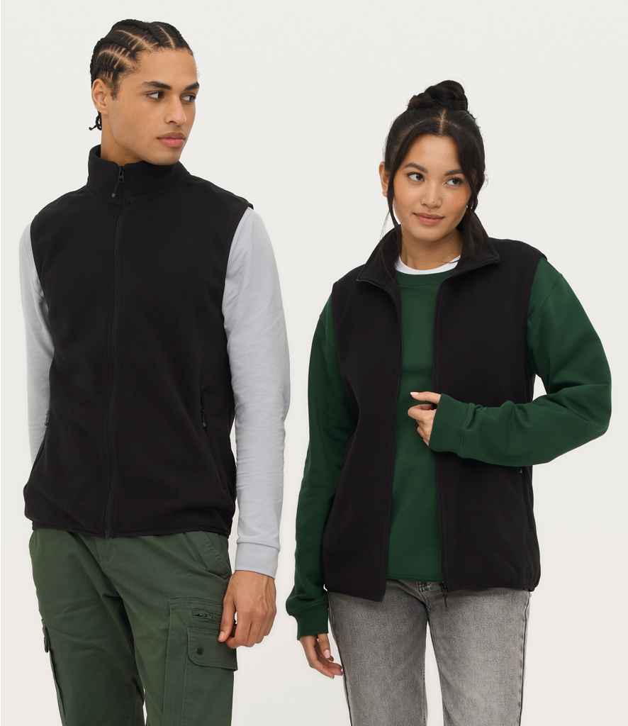 SOL'S Unisex Factor Recycled Micro Fleece Bodywarmer