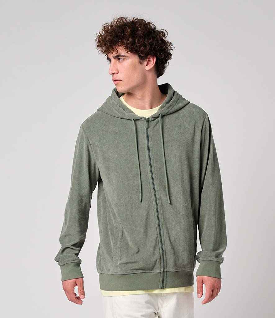 Native Spirit Terry Towel Full Zip Hooded Sweatshirt
