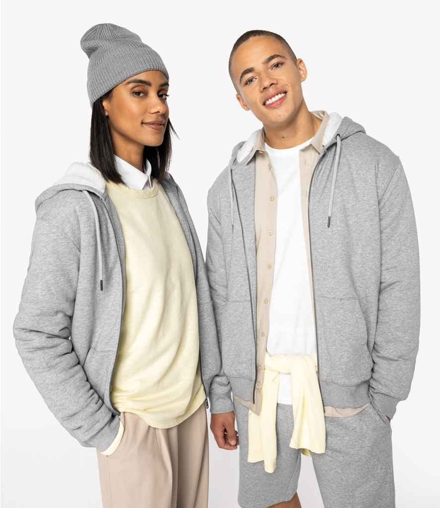 Native Spirit Unisex Sherpa lined Full Zip Sweatshirt