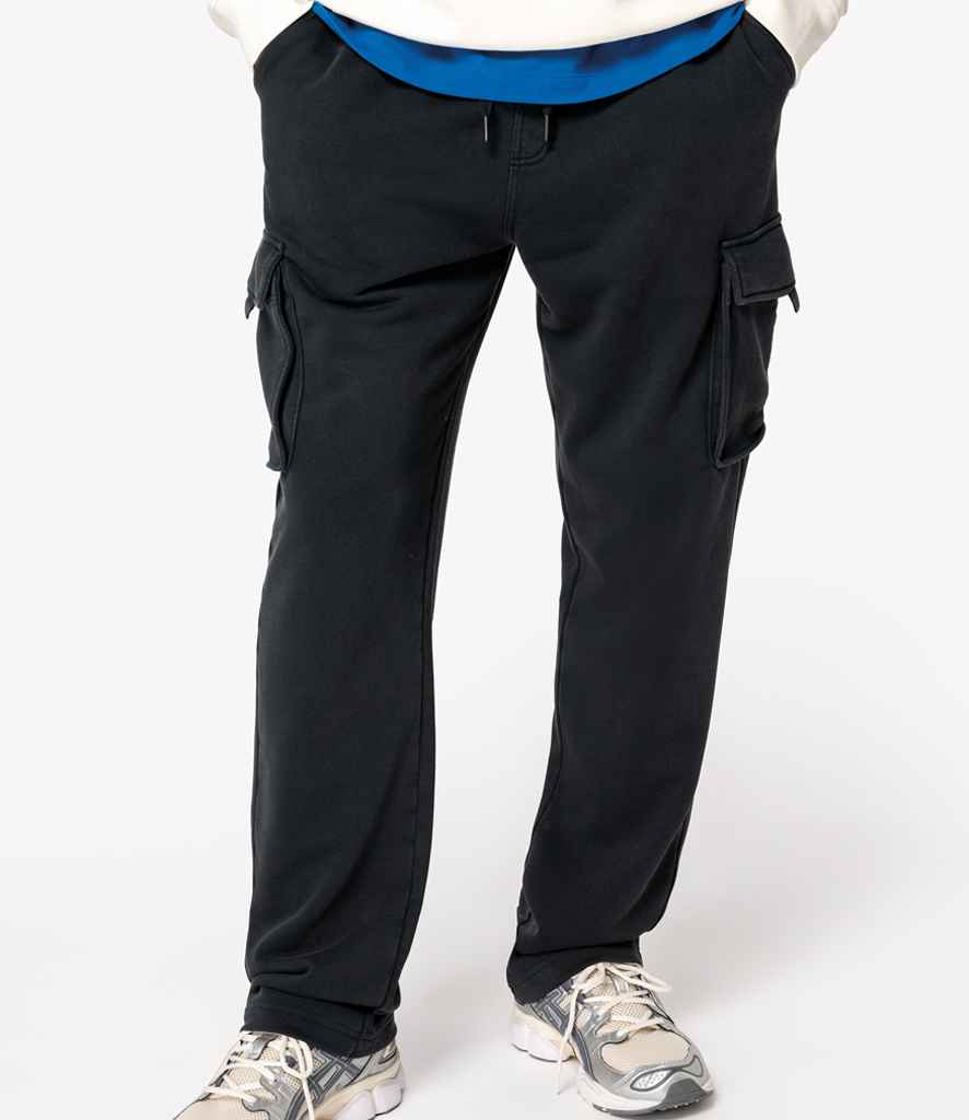 Native Spirit French Terry Washed Cargo Trousers