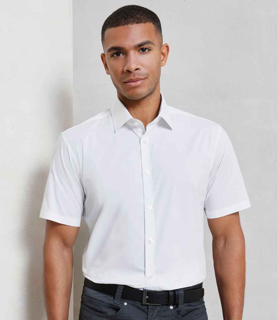 Premier Short Sleeve Stretch Fit Poplin Shirt