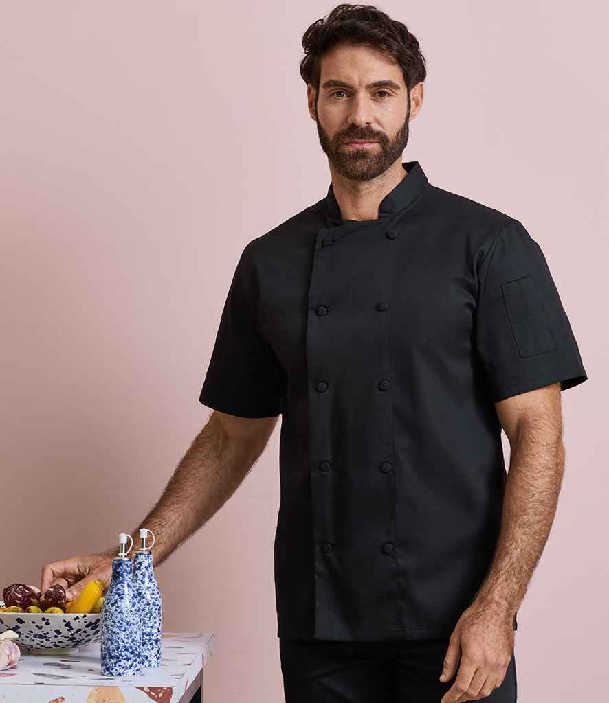 Premier Coolchecker® Short Sleeve Chef's Jacket