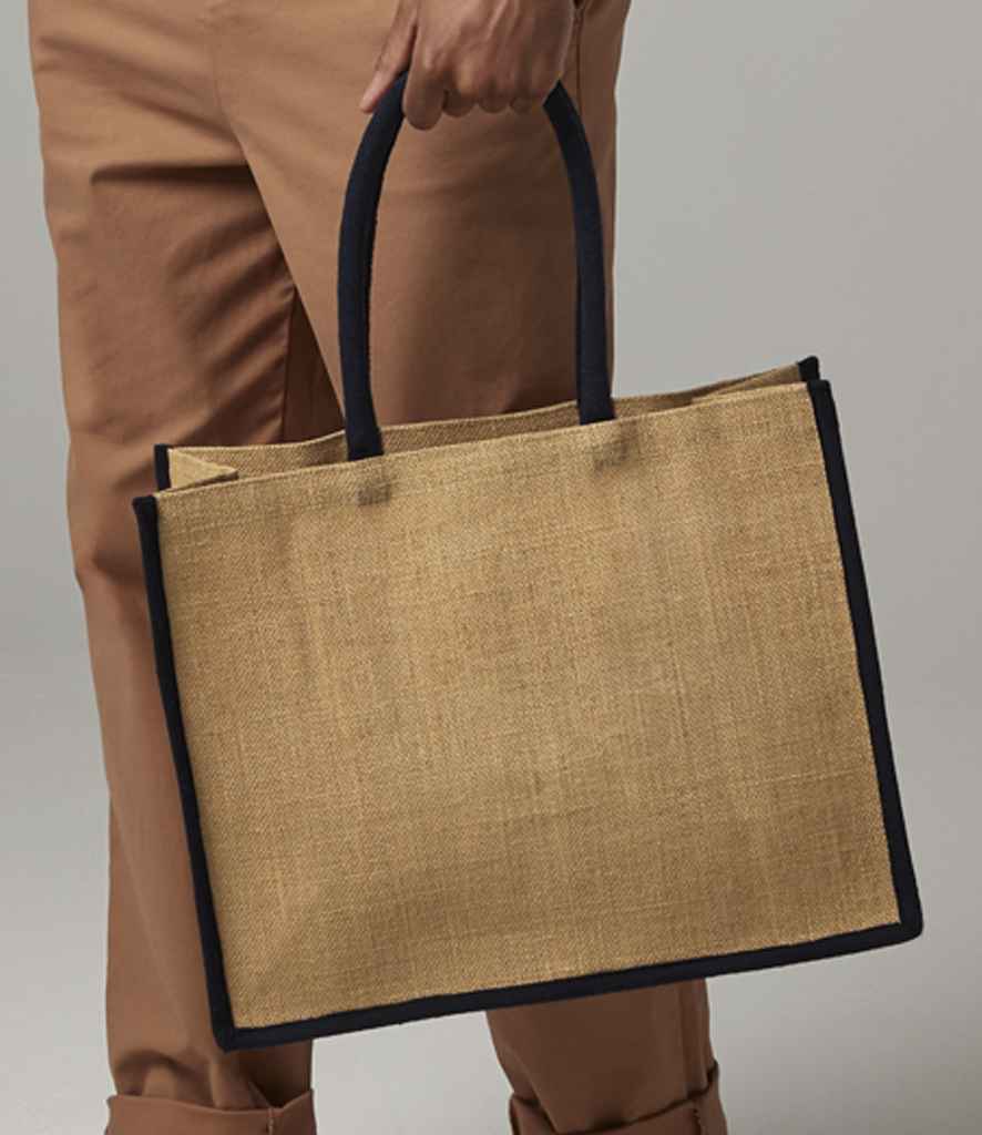 Westford Mill Natural Starched Jute Classic Shopper